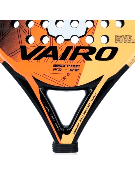 Pala de pádel Vairo Across Naranja
