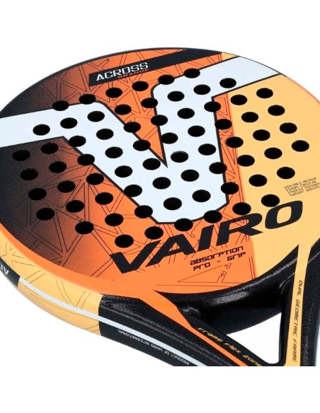 Pala de pádel Vairo Across Orange Sand Finish | Padelschläger