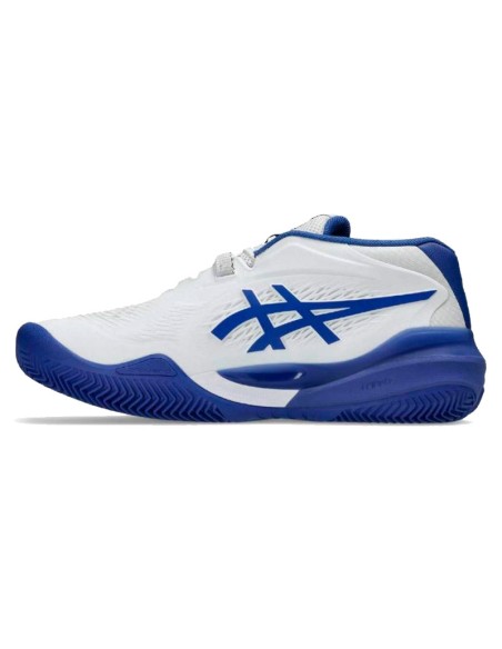 Asics Gel Resolution X Clay White Cobalt Blue Sneakers | Padel Snea...