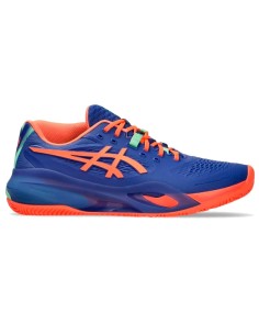 Asics Gel Resolution X Padel Shoes Cobalt Blue Coral | Padel Sneake...