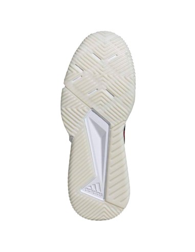 Adidas Courtquick Padel Shoes White Black Red | Padel Sneakers Pade...