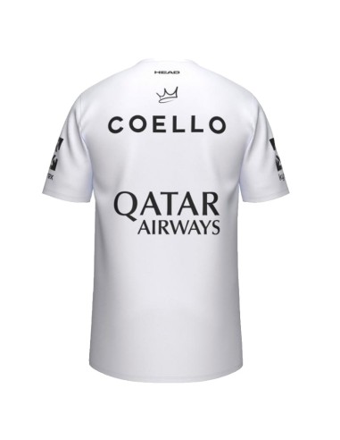 Camiseta Head Arturo Coello Sponsors Blanco