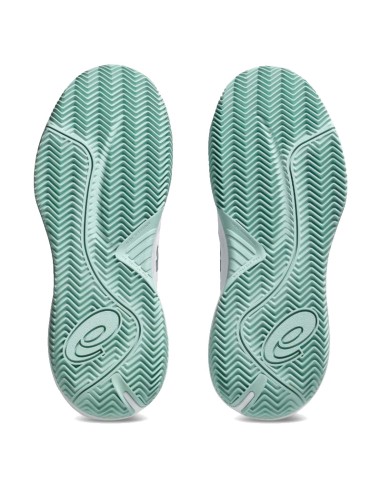 Asics Gel Challenger 15 Clay White Lichen Green Sneakers | Padel Sn...