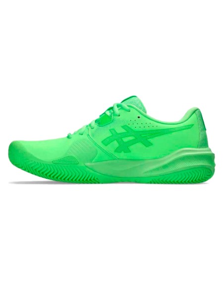 Baskets Asics Gel Challenger 15 Clay Vert Citron | Chaussures de padel