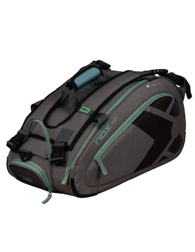 Nox AT10 Team Gray Green Padel Bag | Padel bags and backpacks Padel...