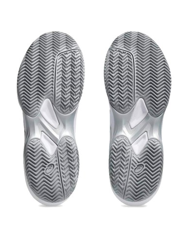 Zapatillas Asics Game FF Clay Blanco Plata Mujer | Padel Tênis