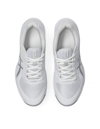 Zapatillas Asics Game FF Clay Blanco Plata Mujer | Padel Tênis