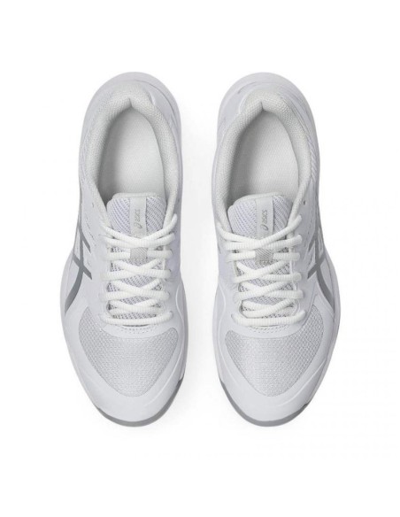 Zapatillas Asics Game FF Clay Blanco Plata Mujer | Padel Sneakers