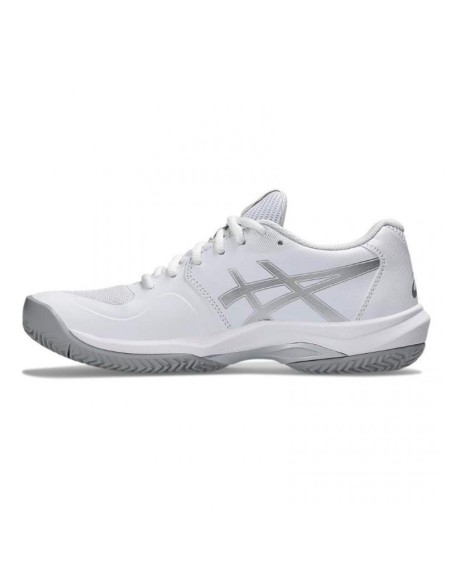 Zapatillas Asics Game FF Clay Blanco Plata Mujer