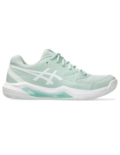 Zapatillas Asics Gel Dedicate 8 Clay Verde Liquen Blanco Mujer