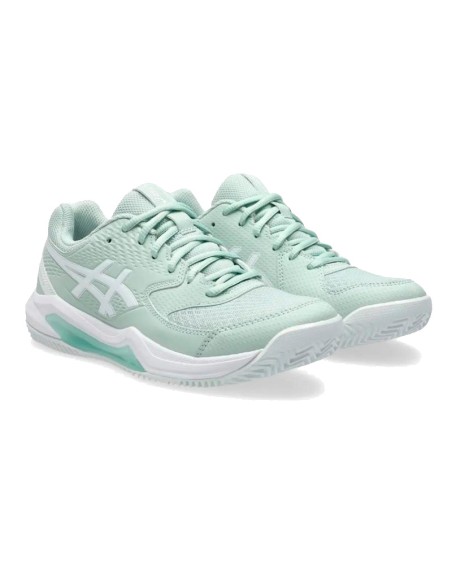 Zapatillas Asics Gel Dedicate 8 Clay Verde Liquen Blanco Mujer | Sc...