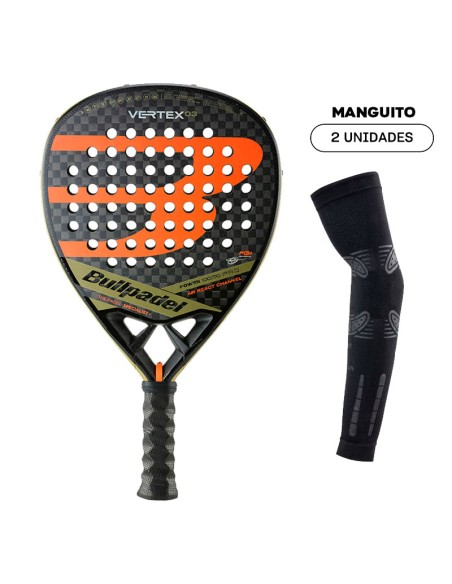 Padel Pack Bullpadel Vertex + Manguito No Strain Black