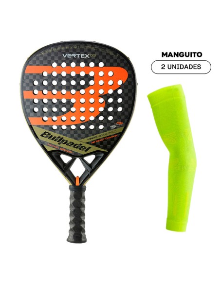 Pack Padel Bullpadel Vertex 03 + Manchon Fluor No Strain | Packs Padel