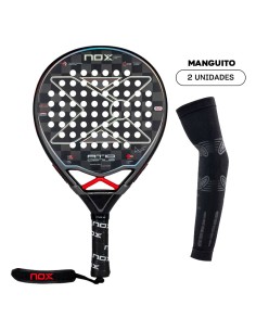 Padel Pack Nox AT10 Genius 18K + Manguito No Strain Black