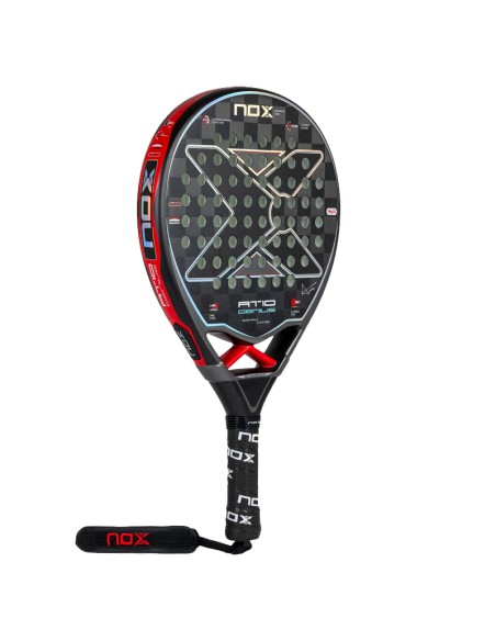 Pacote de Padel Nox AT10 Genius 18K + Manga Anti-Strain Branca | Pa...