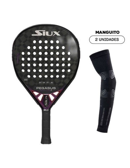Padel Pack Pegasus Revolution + No Strain Sleeve Black | Padel Pack...