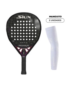 Padel Pack Pegasus Revolution + No Strain Sleeve Bianco | Pacchetti...
