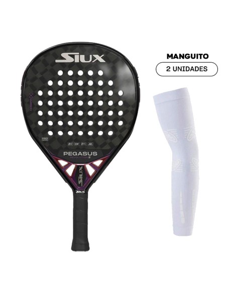 Padel Pack Pegasus Revolution + No Strain Sleeve White | Padel Pack...