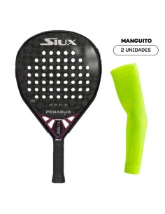 Padel Pack Pegasus Revolution + No Strain Fluor Sleeve | Padel-Ruck...