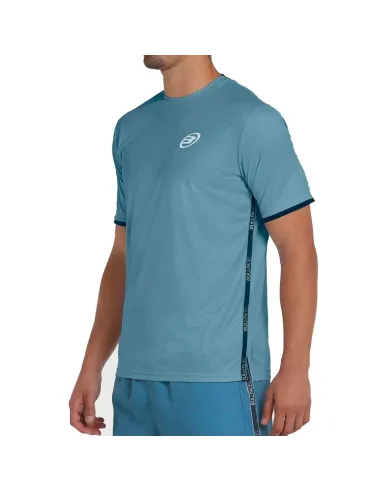 Camiseta Bullpadel Cervan Azul | Abbigliamento da padel da uomo