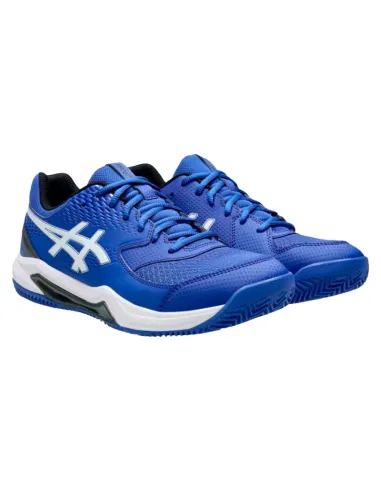 Asics Gel Dedicate 8 Clay Kobaltblau Weiß Turnschuhe | Padel-Schuhe
