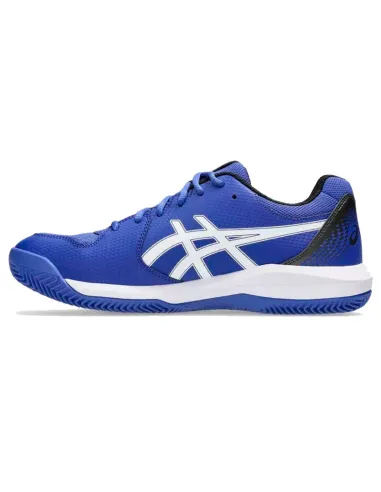 Asics Gel Dedicate 8 Clay Cobalt Blue White Sneakers | Padel Sneake...