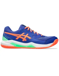Asics Gel Dedicate 8 Padel Shoes Cobalt Blue Coral | Padel Sneakers...