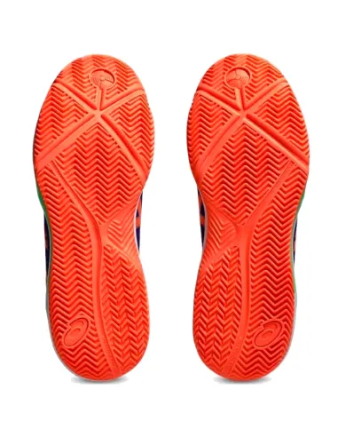 Asics Gel Dedicate 8 Padelschuhe Kobaltblau Koralle | Padel-Schuhe