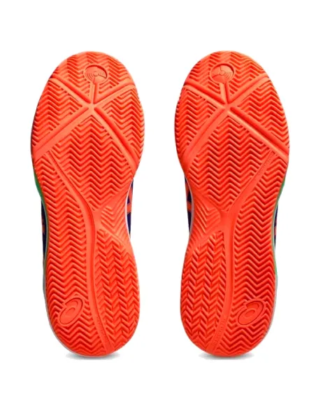 Asics Gel Dedicate 8 Padelschuhe Kobaltblau Koralle | Padel-Schuhe