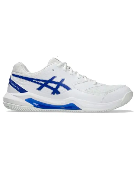 Tênis Asics Gel Dedicate 8 Padel Branco Azul Cobalto | Padel Tênis