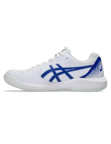 Asics Gel Dedicate 8 Padel Shoes White Cobalt Blue | Padel Sneakers