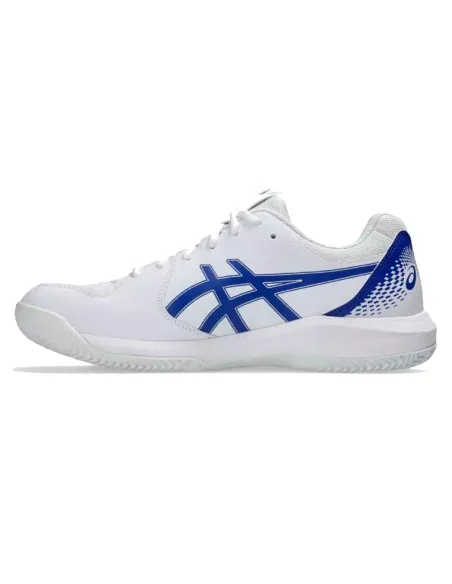 Zapatillas Asics Gel Dedicate 8 Padel Blanco Azul Cobalto