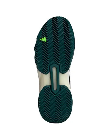 Baskets Adidas CourtJam Control Clay Blanc Noir Vert | Chaussures d...