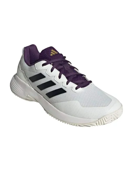 Scarpe da ginnastica Adidas GameCourt 2 bianche e viola Aurora | Sc...