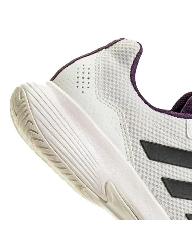 Baskets Adidas GameCourt 2 Blanc Violet Aurora | Chaussures de padel
