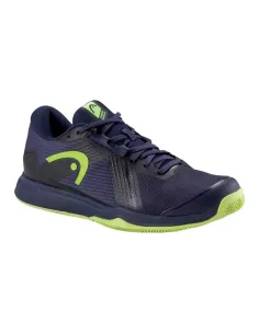 Head Sprint Team 4.0 Clay Bleu Marine Citron Vert | Chaussures de p...