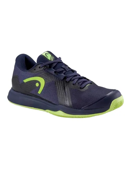 Head Sprint Team 4.0 Clay Marineblau Limetten-Sneaker | Padel-Schuhe