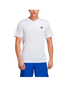 T-shirt Adidas Essentials Base Blanc Noir | Vêtements de padel pour...