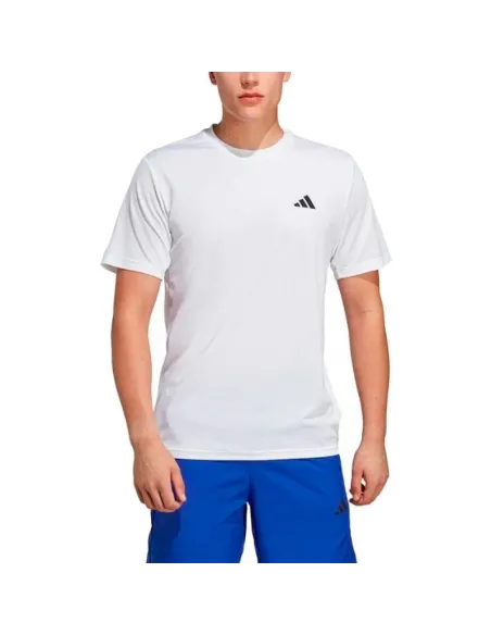 T-shirt Adidas Essentials Base Blanc Noir | Vêtements de padel pour...