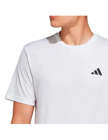 T-shirt Adidas Essentials Base Blanc Noir | Vêtements de padel pour...