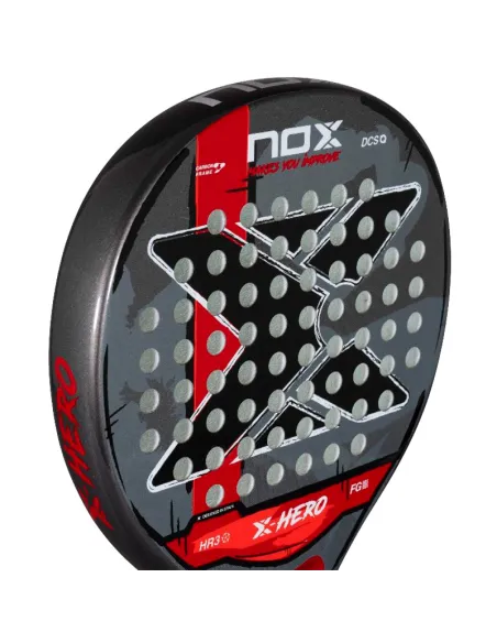 Raquette de padel Nox X-Hero Red 2026 | Raquettes de padel Nox