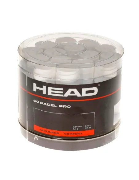 Head batterie Padel Pro Blanc 60 surgrips | Surgrips