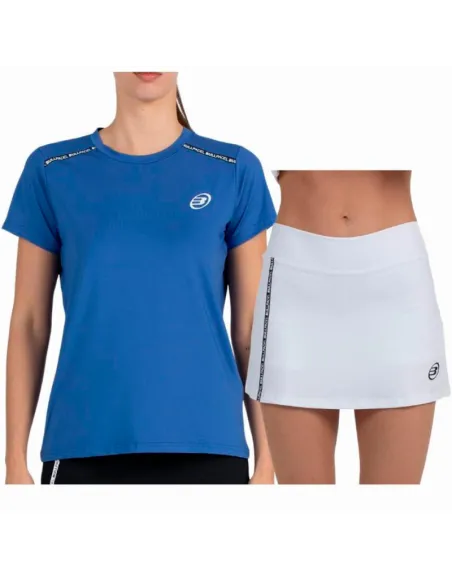 Conjunto Bullpadel Adventure W Performance Azul Blanco