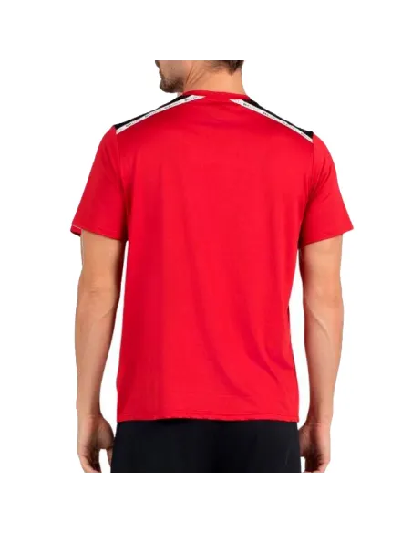 Camiseta Bullpadel Adventure Cereja | Roupas de padel masculinas