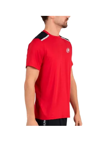 Camiseta Bullpadel Adventure Cereja | Roupas de padel masculinas