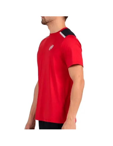 T-shirt Bullpadel Adventure Cerise | Vêtements de padel pour hommes
