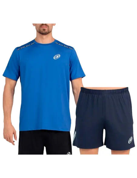 Conjunto de desempenho Bullpadel Adventure Azul Intenso | Roupas de...