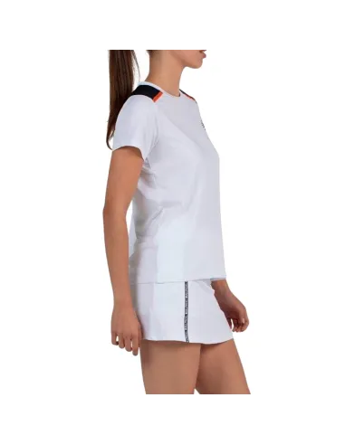 Camiseta Bullpadel Adventure W Branca | Roupas de padel femininas