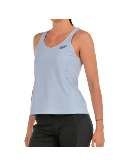 Camiseta Bullpadel Oroso Azul Cinza | Roupas de padel femininas