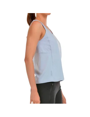 T-shirt Bullpadel Oroso Bleu Gris | Vêtements de padel pour femmes